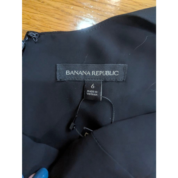 Banana Republic NWT Black Wide Leg Jumpsuit Size 6 - Picture 4 of 14